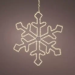 EMINZA Oggetti Decorativi E Illuminati|Decorazioni E Oggetti Natalizi-Fiocco luminoso da appendere 335 LED (D58 cm) Everest