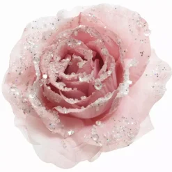 KAEMINGK Addobbi Natalizi-Fiore decorativo con pinza paillete