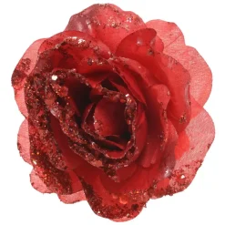 KAEMINGK Addobbi Natalizi-Fiore decorativo con pinza paillete
