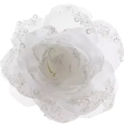 KAEMINGK Addobbi Natalizi-Fiore decorativo con pinza Rosace