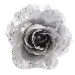 KAEMINGK Addobbi Natalizi-Fiore decorativo con pinza Rosace