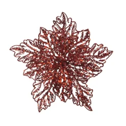 KAEMINGK Addobbi Natalizi-Fiore di Natale Stella di Natale glitterata