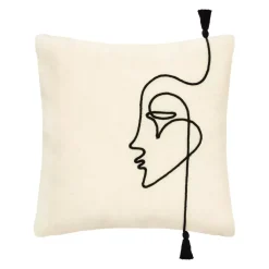 ATMOSPHERA Cuscini E Fodere-Fodera cuscino quadrato (40 cm) Visage