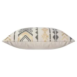 Fodera cuscino quadrato cotone (40 x 40 cm) Etnik Grigio