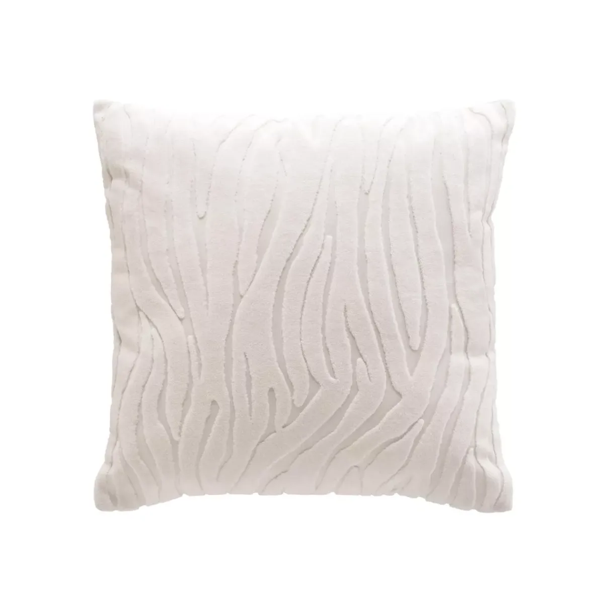 douceur d'intu017drieur Cuscini E Fodere-Fodera per cuscino quadrata bouclé (40 x 40 cm) Venezia Bianca