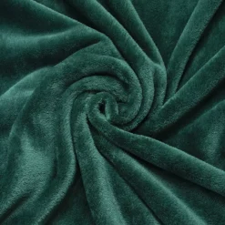 Fodera per cuscino quadrata in flanella (60 x 60 cm) Didou Verde