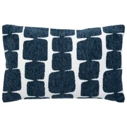 Fodera per cuscino rettangolare (30 x 50 cm) Jeni Blu
