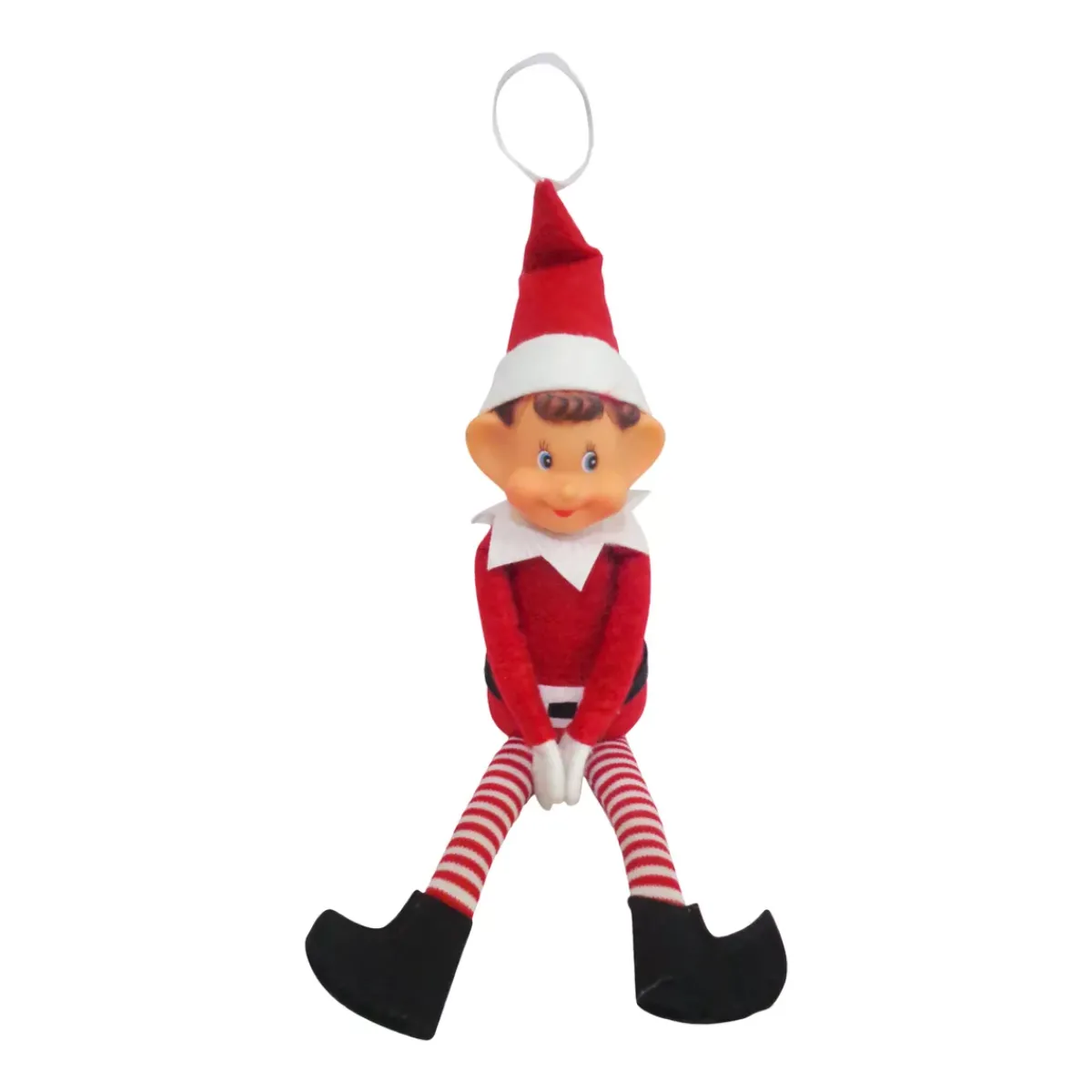 CHRISTMAS DREAM Babbo Natale Animali E Personaggi-Folletto buffone (H50 cm) Emile con le mani scratch