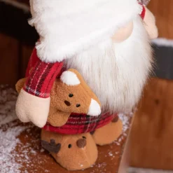 KAEMINGK Babbo Natale Animali E Personaggi-Folletto di Natale (H65 cm) Gluk Dormiente in pigiama