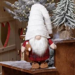 KAEMINGK Babbo Natale Animali E Personaggi-Folletto di Natale (H65 cm) Gluk Dormiente in pigiama