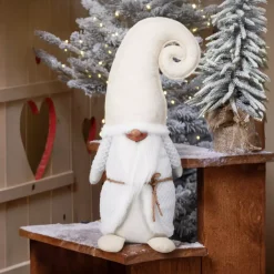 KOOPMAN Babbo Natale Animali E Personaggi-Folletto di Natale (H51 cm) Mister neve