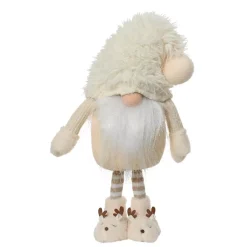 KAEMINGK Babbo Natale Animali E Personaggi-Folletto di Natale in piedi (H60 cm) Gaston carino crema