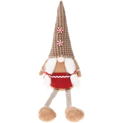 KOOPMAN Babbo Natale Animali E Personaggi-Folletto di Natale seduto (H57 cm) Miss Caramlio