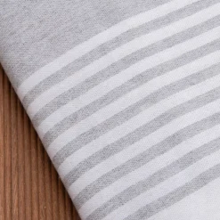 Fouta cotone riciclato (200 x 200 cm) Summer Grigio