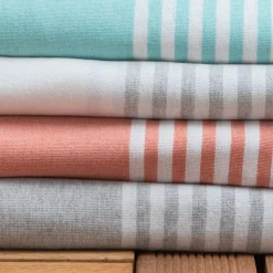 Fouta cotone riciclato (200 x 200 cm) Summer Grigio