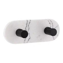 TENDANCE Contenitori Bagno-Gancio doppio adesivo effetto marmo Sema