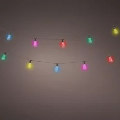 KAEMINGK Luci Per Esterno-Ghirlanda da giardino collegabile 10 LED (4,5 m) Festa in giardino