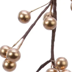 KAEMINGK Ghirlanda In Abete Artificiale-Ghirlanda di Bacche laccate (125 cm) Célénia Champagne