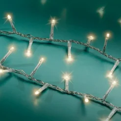 EMINZA Guilande Di Luci Grande Lunghezza|Ghirlande Di Luci-Ghirlanda di luci 34 m 1500 LED cavo trasparente NewLuxe Bianco caldo