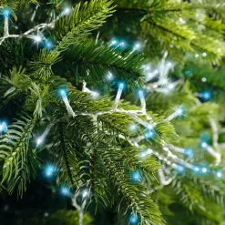 EMINZA Guilande Di Luci Grande Lunghezza|Ghirlande Di Luci-Ghirlanda di luci 22,5 m 1000 LED cavo trasparente NewLuxe Bicolore Bianco/blu