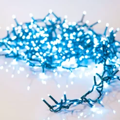 KAEMINGK Ghirlande Di Luci-Ghirlanda di luci 11 m 500 LED cavo verde NewLuxe Blu
