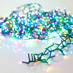 KAEMINGK Ghirlande Di Luci-Ghirlanda di luci 11 m 500 LED cavo verde NewLuxe Multicolore pastello