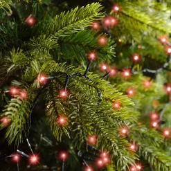KAEMINGK Ghirlande Di Luci-Ghirlanda di luci 11 m 500 LED cavo verde NewLuxe Rosso