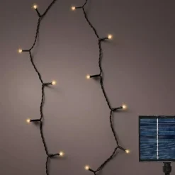 KAEMINGK Ghirlande Di Luci-Ghirlanda di luci Solare ricaricabile 18 m 240 LED