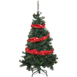 Feeric Lights & Christmas Ghirlande Per Albero Di Natale-Ghirlanda di Natale Poinsettia