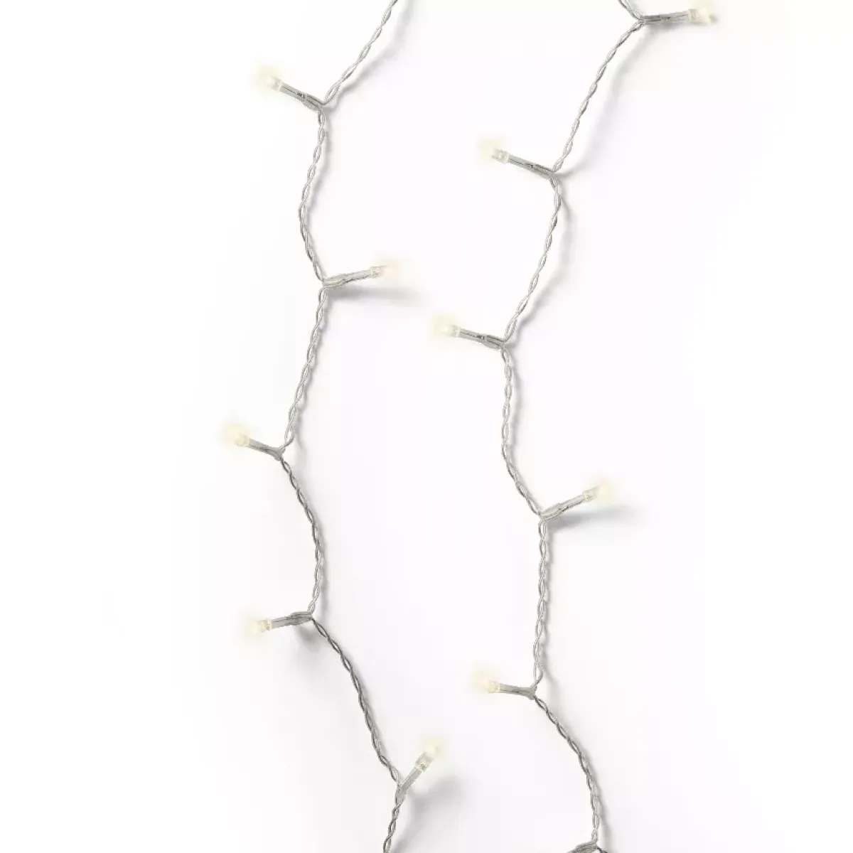 KAEMINGK Ghirlande Di Luci-Ghirlanda luminosa a batteria 7,10 m 96 LED cavo trasparente Durawise Bianco caldo
