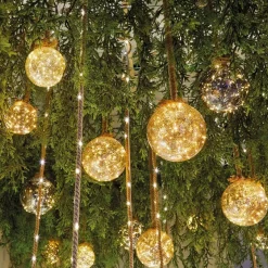 KAEMINGK Decorazioni E Oggetti Natalizi|Oggetti Decorativi E Illuminati-Ghirlanda luminosa a pile 30 LED (14 cm) Bianco caldo