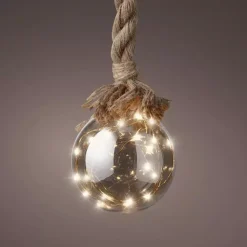 KAEMINGK Decorazioni E Oggetti Natalizi|Oggetti Decorativi E Illuminati-Ghirlanda luminosa a pile 30 LED (14 cm) Bianco caldo