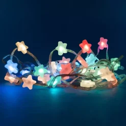 BLACHERE Ghirlande Di Luci-Ghirlanda luminosa a pile 4.8 m 33 micro LED Stelle