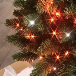 BLACHERE Ghirlande Di Luci-Ghirlanda luminosa Bicolore Flashing light Lung. 8 m Arancione e bianco freddo 128 LED