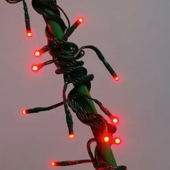 BLACHERE Ghirlande Di Luci-Ghirlanda luminosa Bicolore Flashing light Lung. 8 m Rosso e bianco caldo 128 LED