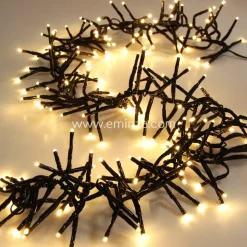KOOPMAN Ghirlande Di Luci-Ghirlanda luminosa Boa 5,60 m Bianco caldo 768 LED CN