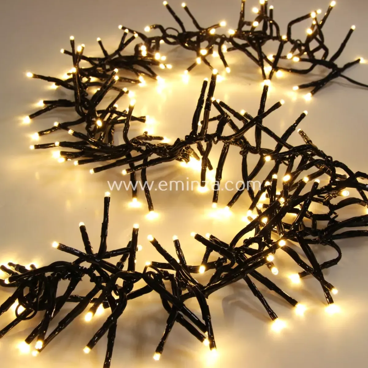 KOOPMAN Ghirlande Di Luci-Ghirlanda luminosa Boa 5,60 m Bianco caldo 768 LED CN