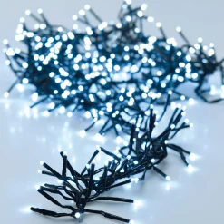 KOOPMAN Guilande Di Luci Grande Lunghezza|Ghirlande Di Luci-Ghirlanda luminosa Boa 22 m Bianco freddo 3000 LED CN