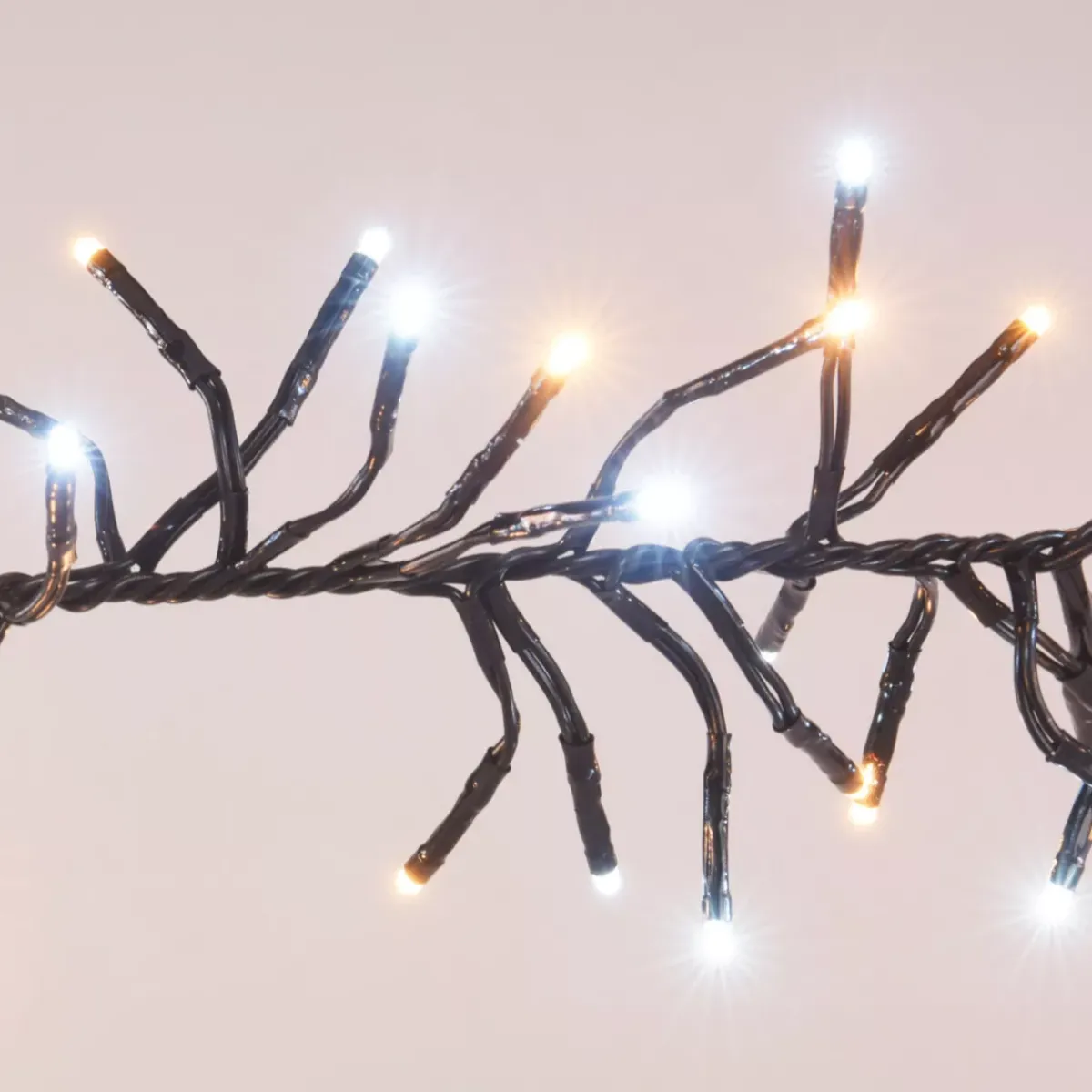 KOOPMAN Ghirlande Di Luci-Ghirlanda luminosa Boa 8,40 m Bicolore 1152 LED bianco caldo e bianco freddo CV