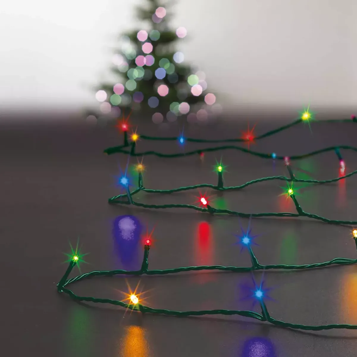 Feeric Lights & Christmas Guilande Di Luci Grande Lunghezza|Ghirlande Di Luci-Ghirlanda luminosa CV 30 m Multicolore 300 LED