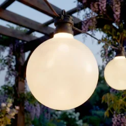 KAEMINGK Luci Per Esterno-Ghirlanda luminosa da giardino collegabile 10 LED (4,5 m) Garden fiesta