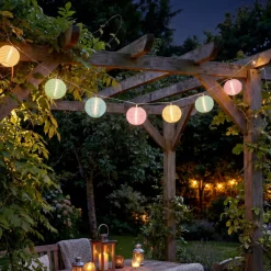 KAEMINGK Luci Per Esterno-Ghirlanda luminosa esterna 20 LED (9,5 m) Lanterne cinesi