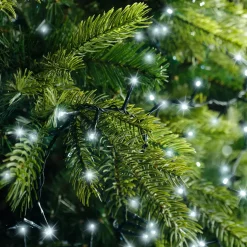 EMINZA Guilande Di Luci Grande Lunghezza|Ghirlande Di Luci-Ghirlanda luminosa Lusso 22,50 m Bianco freddo 1000 LED CV