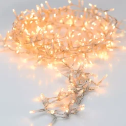 EMINZA Ghirlande Di Luci-Ghirlanda luminosa Lusso 16 m Bianco caldo 750 LED CT