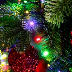 EMINZA Guilande Di Luci Grande Lunghezza|Ghirlande Di Luci-Ghirlanda luminosa Lusso 34 m Multicolore 1500 LED CV