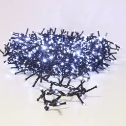 KOOPMAN Ghirlande Di Luci-Ghirlanda luminosa 15 m 1060 LED cavo nero effetto cascata