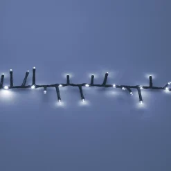 KOOPMAN Ghirlande Di Luci-Ghirlanda luminosa 20 m 1410 LED cavo nero effetto cascata