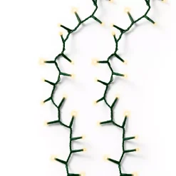 KAEMINGK Ghirlande Di Luci-Ghirlanda luminosa 7,50 m 350 LED cavo verde Luxe Bianco caldo Champagne