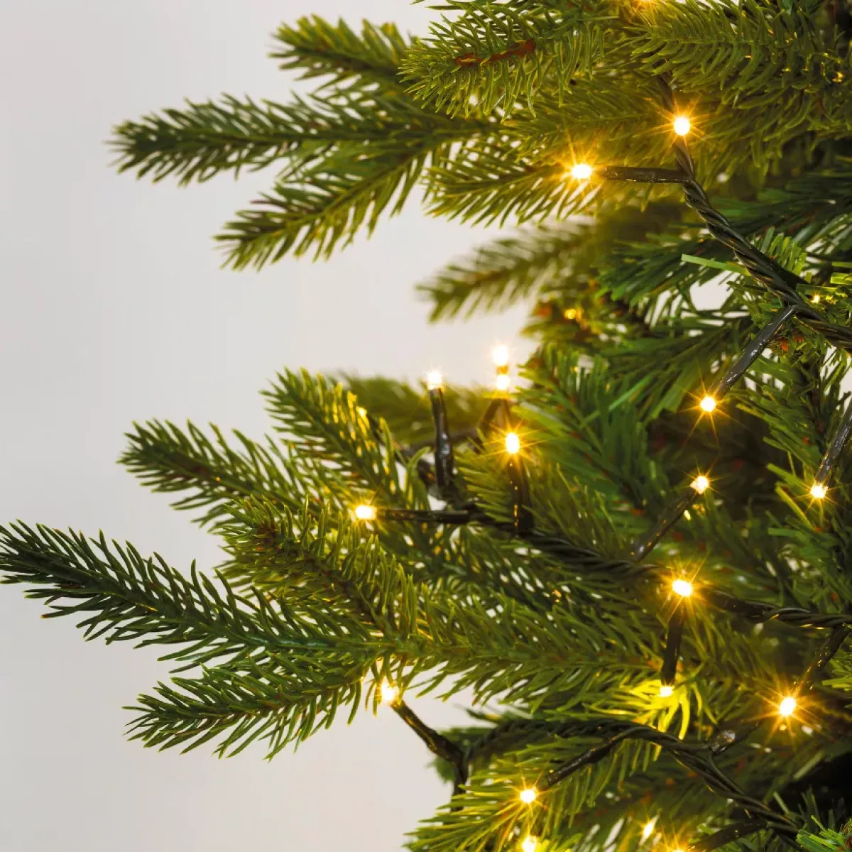 KAEMINGK Ghirlande Di Luci-Ghirlanda luminosa 18 m 1440 Micro LED cavo nero Luxe Bianco caldo