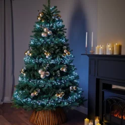 KAEMINGK Ghirlande Di Luci-Ghirlanda luminosa 12 m 960 Micro LED cavo argento Luxe Bianco freddo